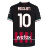 Camiseta de fútbol AC Milan Brahim 10 Primera Equipación 2022-23 - Hombre